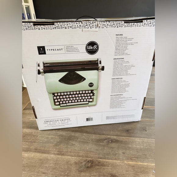 We R Memory Keepers | Typecast Typewriter | Mint | IN BOX - Picture 8 of 8